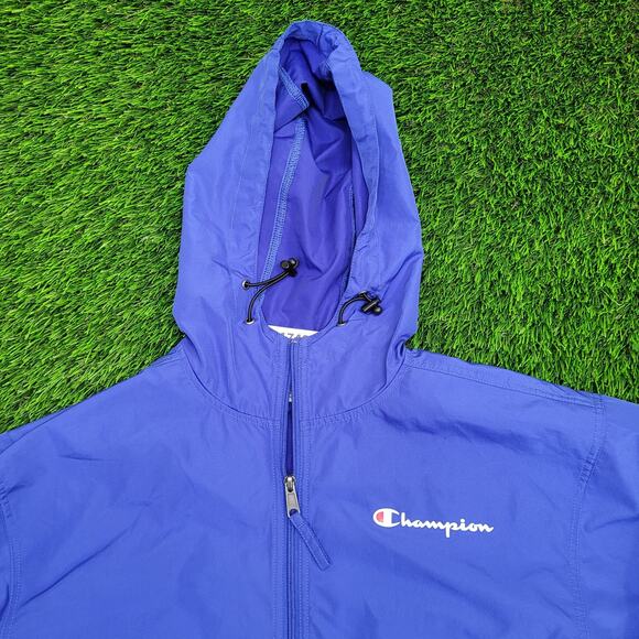 Champion Stadium Packable 1/2 Zip Jacket S/M 21x26 Surf-the-Web - Picture 11 of 16